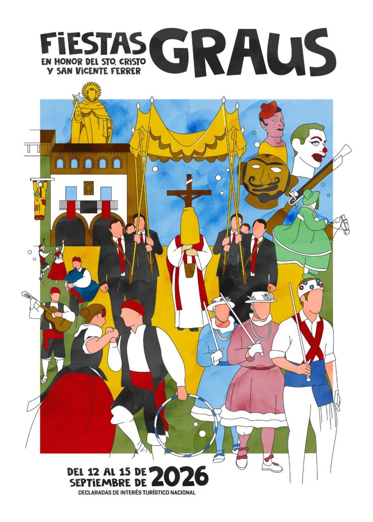 Cartel Fiestas Graus 2026